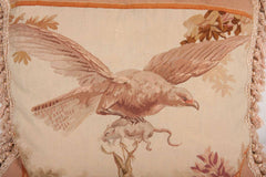 Three French Aubusson Tapestry Pillows