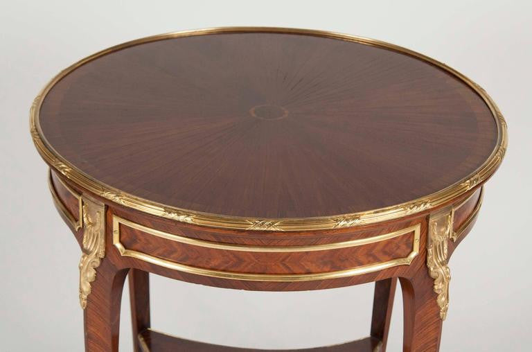 French Bronze Mounted Gueridon Table