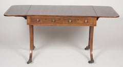 Fine English Regency Rosewood Sofa Table Attributed to Gillows