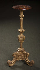 Pair of Baroque Gilded Pedestals