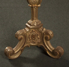 Pair of Baroque Gilded Pedestals