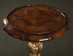 Pair of Baroque Gilded Pedestals
