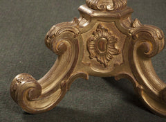 Pair of Baroque Gilded Pedestals