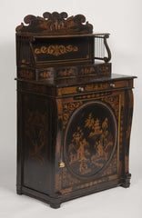Japanned Black and Gilt Chiffonier