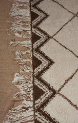 Moroccan Hand Knotted Wool Rug