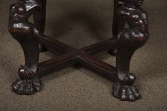 Pair of Carved Wooden Stools