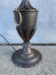 19th Century French Neoclassical Style Urn Form Steel Lamp