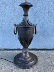 19th Century French Neoclassical Style Urn Form Steel Lamp