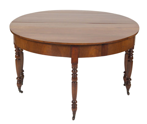 Pennsylvania Sheraton Cherry Wood Oval Table