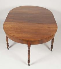 Pennsylvania Sheraton Cherry Wood Oval Table