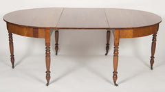 Pennsylvania Sheraton Cherry Wood Oval Table