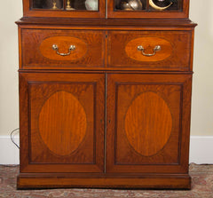 Rare Near Pair of Regency Bookcases