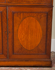 Rare Near Pair of Regency Bookcases