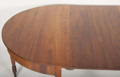 Pennsylvania Sheraton Cherry Wood Oval Table