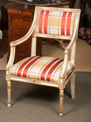 Italian 18th Century NeoClassical Painted Armchair