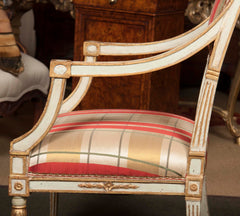 Italian 18th Century NeoClassical Painted Armchair