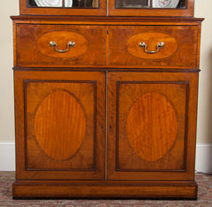 Rare Near Pair of Regency Bookcases