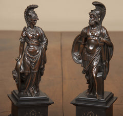 Pair of Italian Bronze Figures of Mars & Minerva by Bartoli