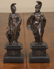 Pair of Italian Bronze Figures of Mars & Minerva by Bartoli