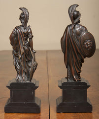 Pair of Italian Bronze Figures of Mars & Minerva by Bartoli