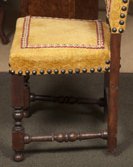 Pair of 17th Century Style Italian Side Chairs