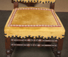 Pair of 17th Century Style Italian Side Chairs