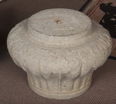 Pair of 19th Century Cast Stone Column Bases