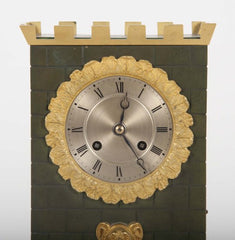 A French Gilt Bronze Mantle Clock