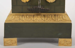 A French Gilt Bronze Mantle Clock