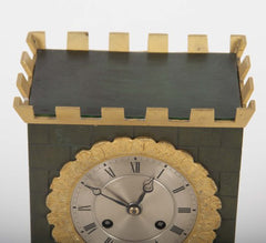 A French Gilt Bronze Mantle Clock