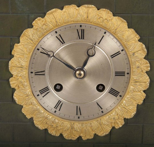 A French Gilt Bronze Mantle Clock
