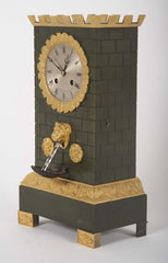 A French Gilt Bronze Mantle Clock