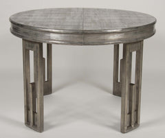 Silver Leaf Dining Table by James Mont
