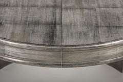 Silver Leaf Dining Table by James Mont