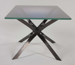 Roger Sprunger for Dunbar Bronze and Glass Coffee Table