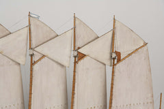 Waterline Model of a 4 Masted Schooner