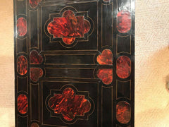 Spanish Baroque Rosewood and Tortoiseshell Inlaid Side Table