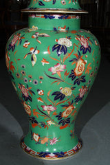 Mid 19th Century English Ironstone Covered Jar