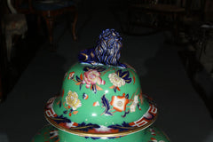 Mid 19th Century English Ironstone Covered Jar