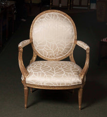 Pair of Louis XVI Style Fauteuils