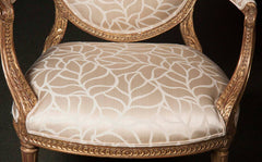 Pair of Louis XVI Style Fauteuils