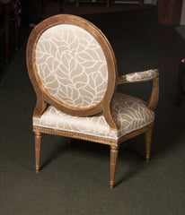 Pair of Louis XVI Style Fauteuils