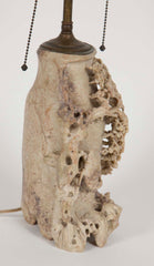 Chinese Soapstone Vase Mounted as Lamp