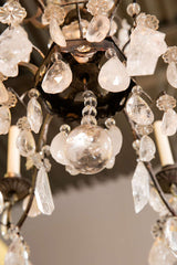 Rock Crystal Chandelier by Bagues