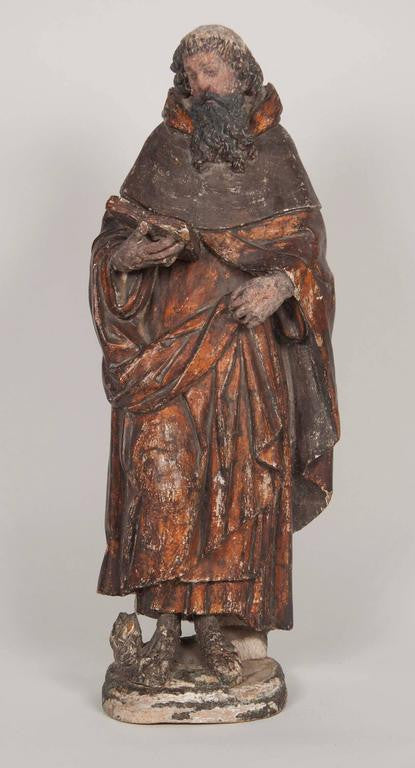 Italian 16th Century Carving of a Male Saint