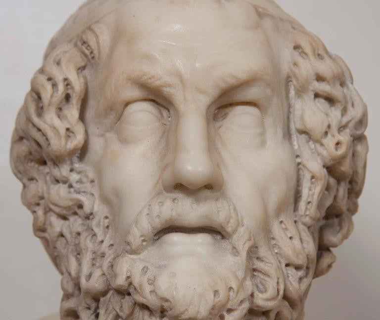 Marble Bust of Homer