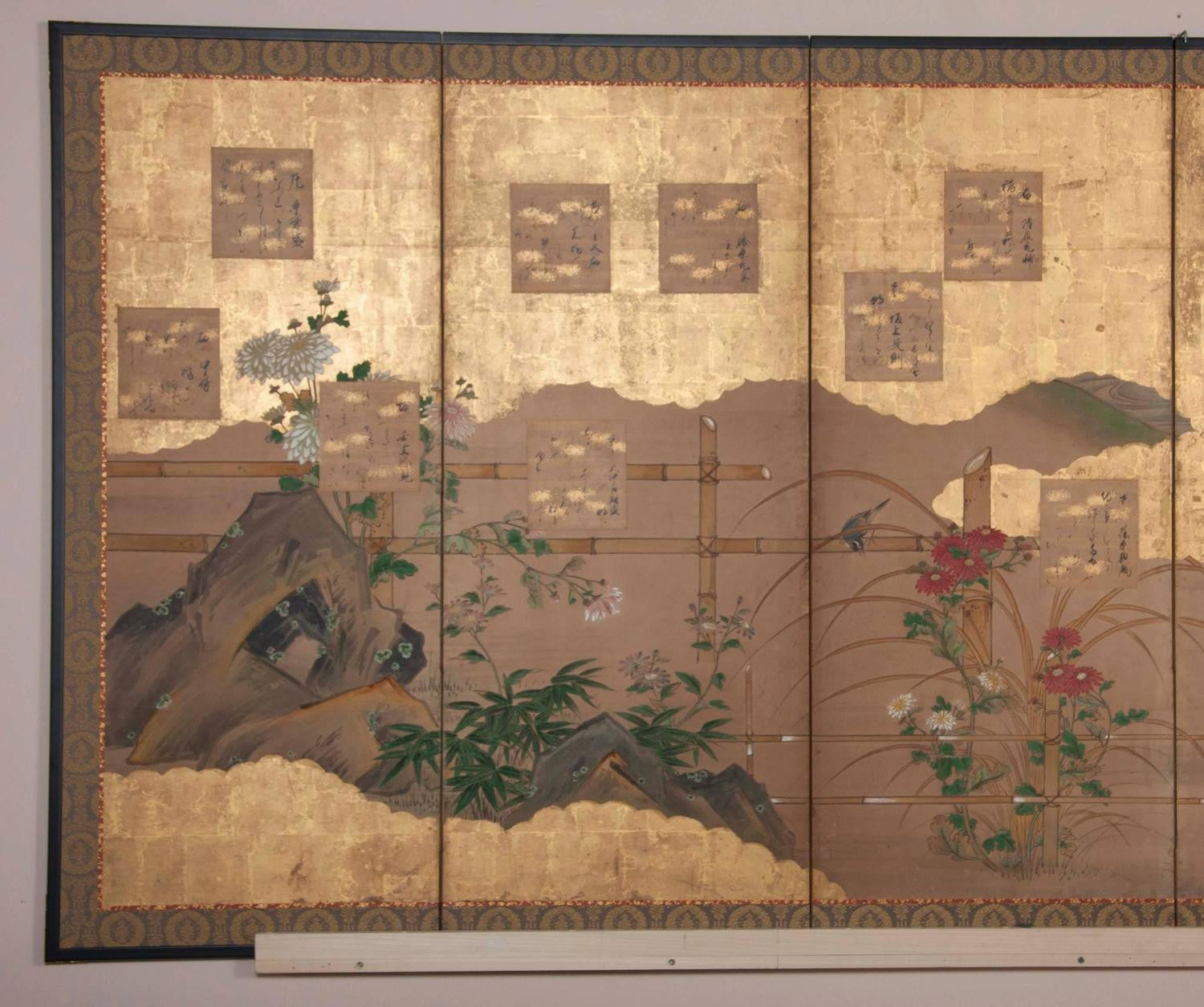 Beautiful Japanese Six-Panel Screen Beautiful Japanese Six-Panel Screen