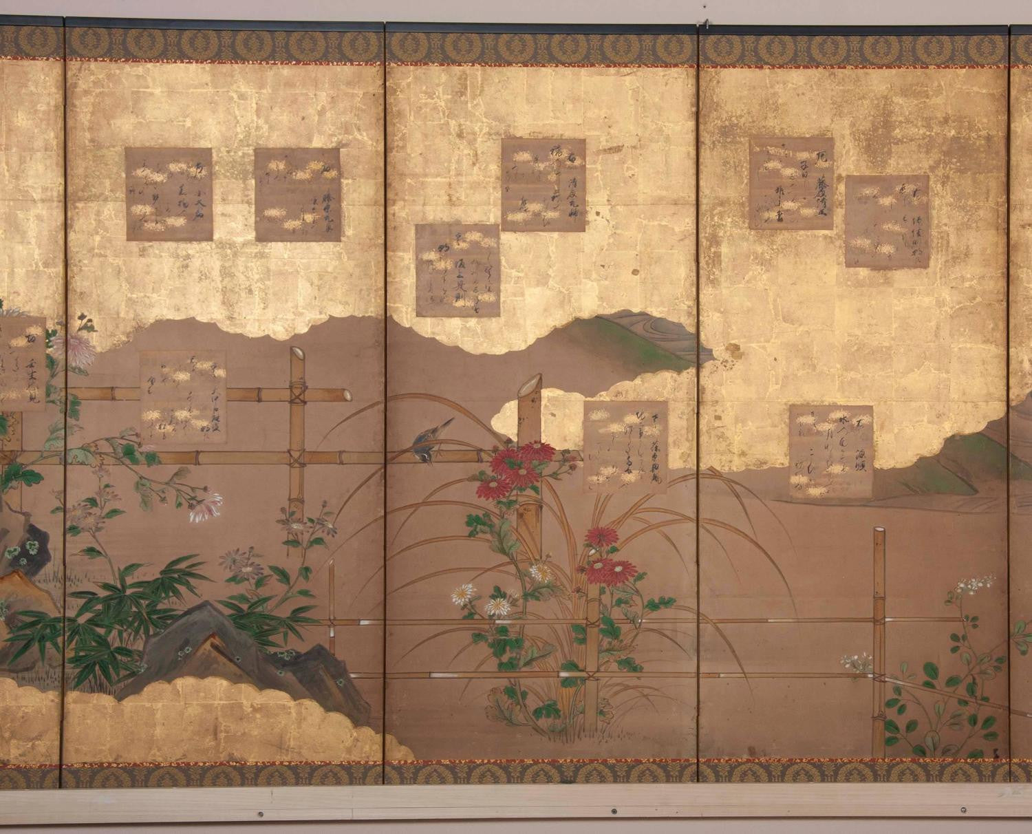Beautiful Japanese Six-Panel Screen Beautiful Japanese Six-Panel Screen