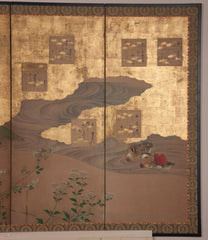 Beautiful Japanese Six-Panel Screen