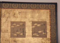 Beautiful Japanese Six-Panel Screen